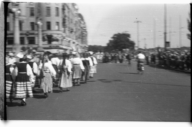Eesti laulupeo rongkäik Stockholmis