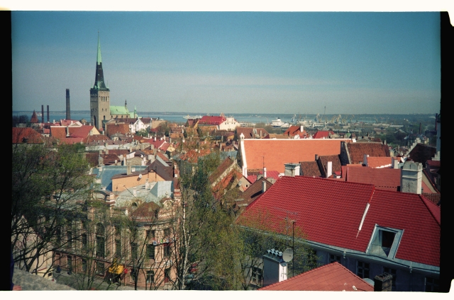 Vaade Toompealt Tallinna vanalinnale ja lahele