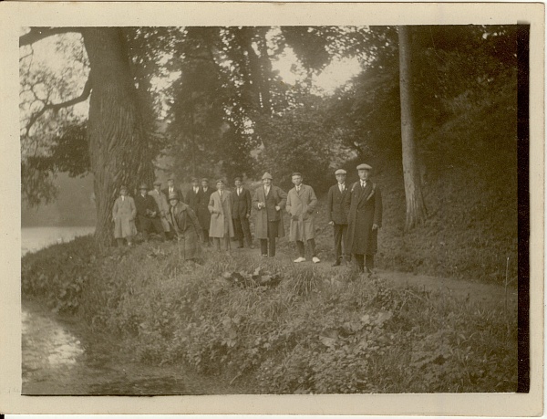 grupifoto, Jäneda Põllutöökooli õpilaste õppereis Tartu botaanikaaeda 1926.a.
