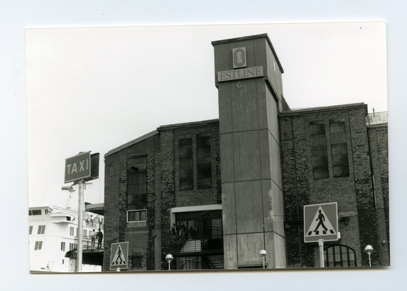 Vaade Estline sadamahoonele Stockholmis