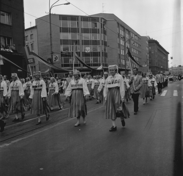 XX Üldlaulu- ja tantsupidu. Rongkäik.