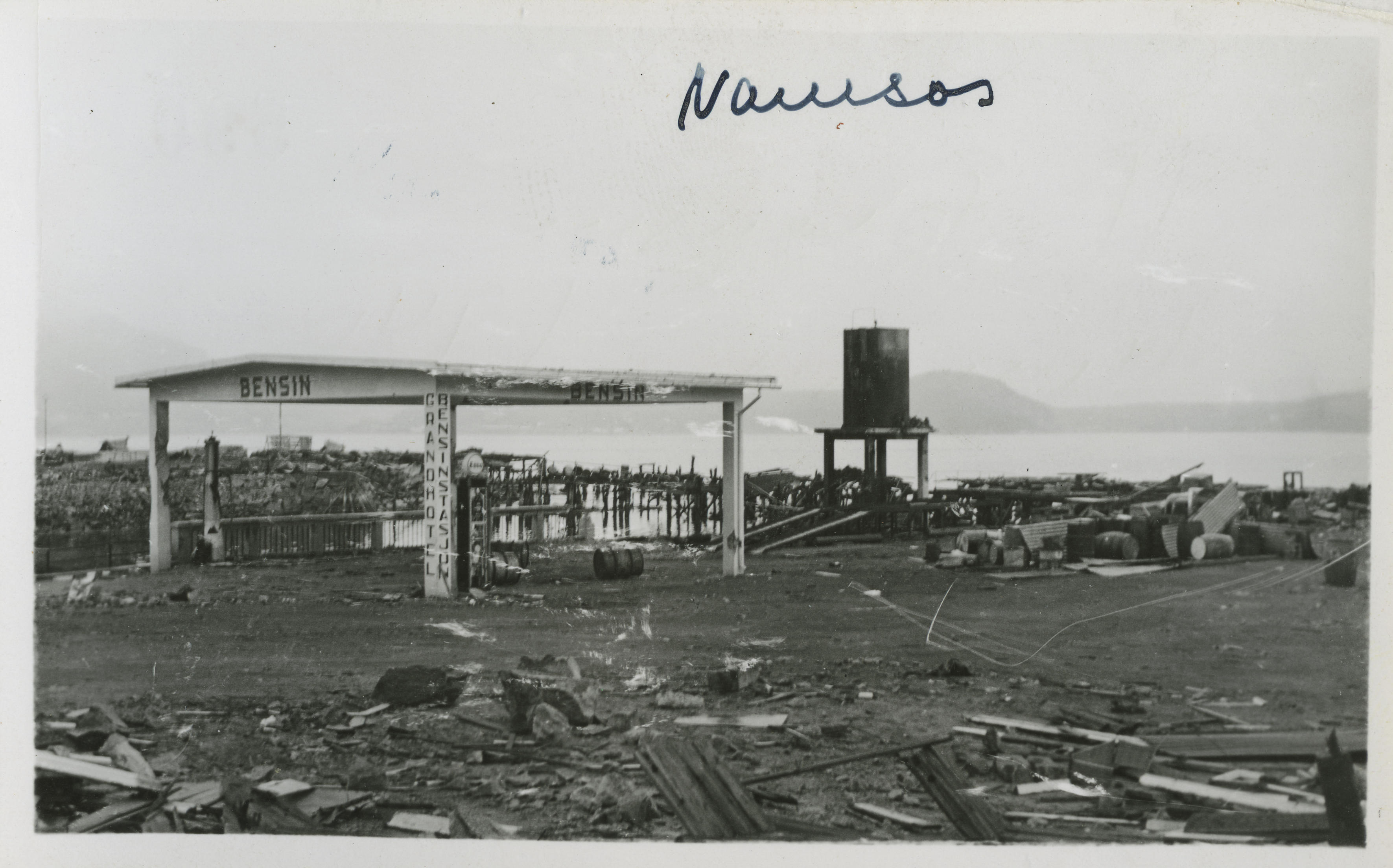 H. Evensen, Namsos. Krigsskader.
