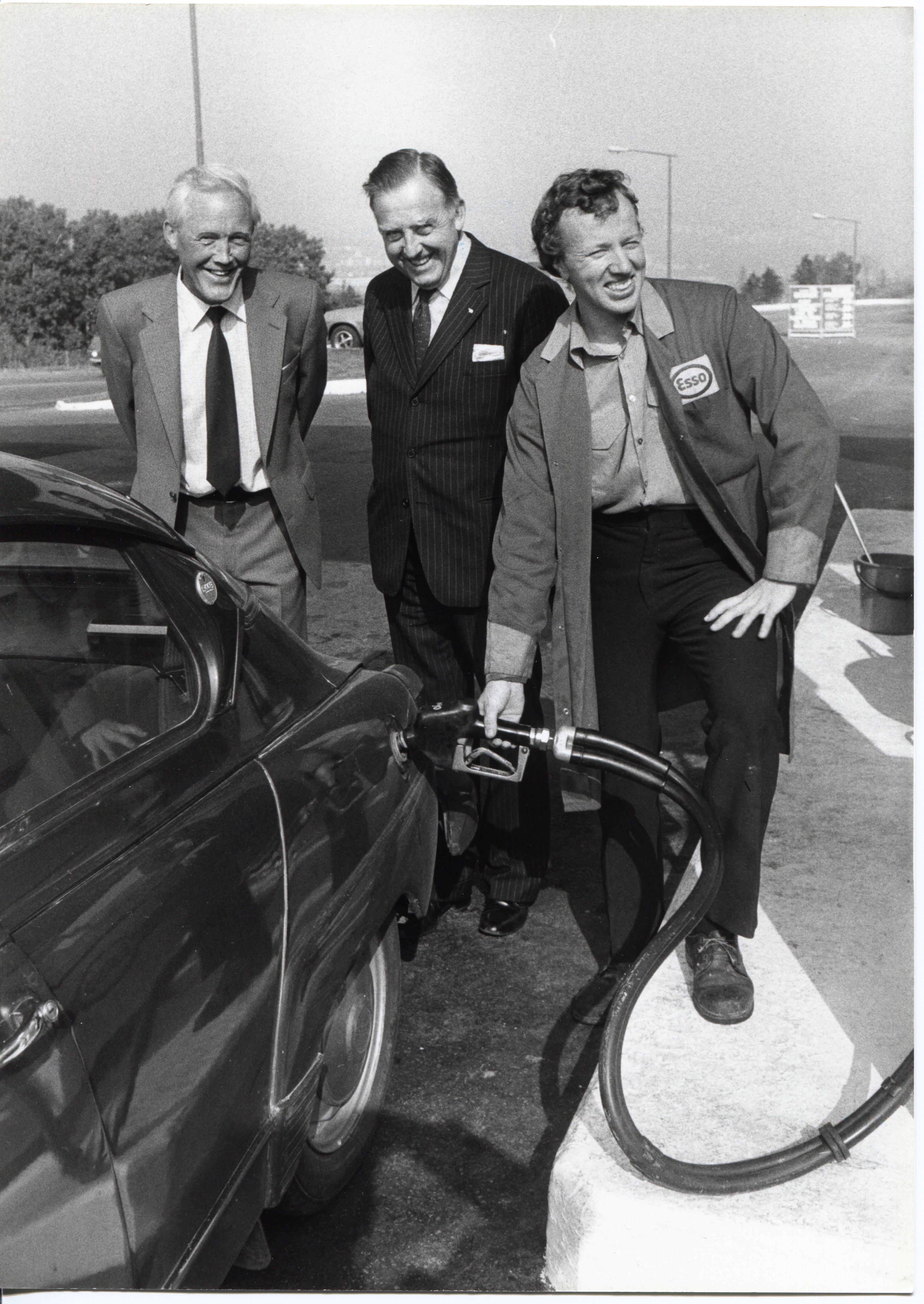 Bensinstasjon. Trosterud Servicesenter.