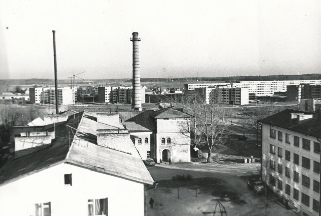 Foto.Vaade Vilja tänava elamurajoonile 1981.a.