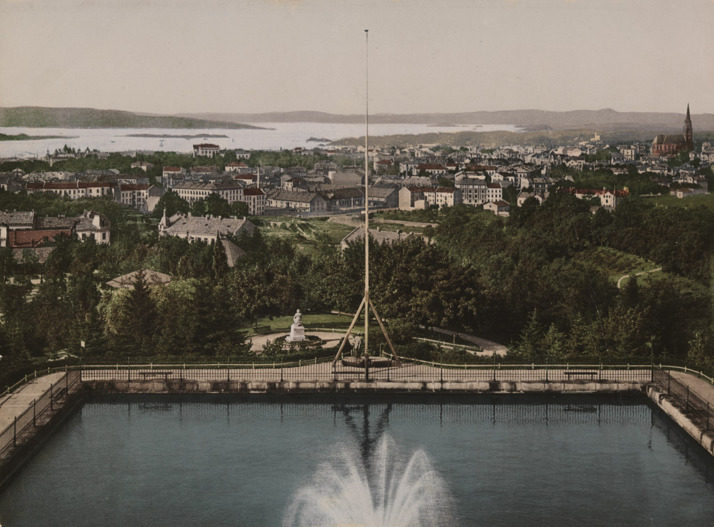 7083. Christiania. Panorama fra St. Hanshaugen