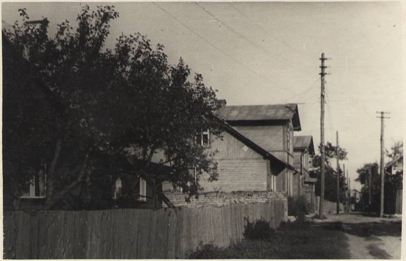 Foto. Fr. R. Kreutzwaldi tänav Haapsalus, 1953.