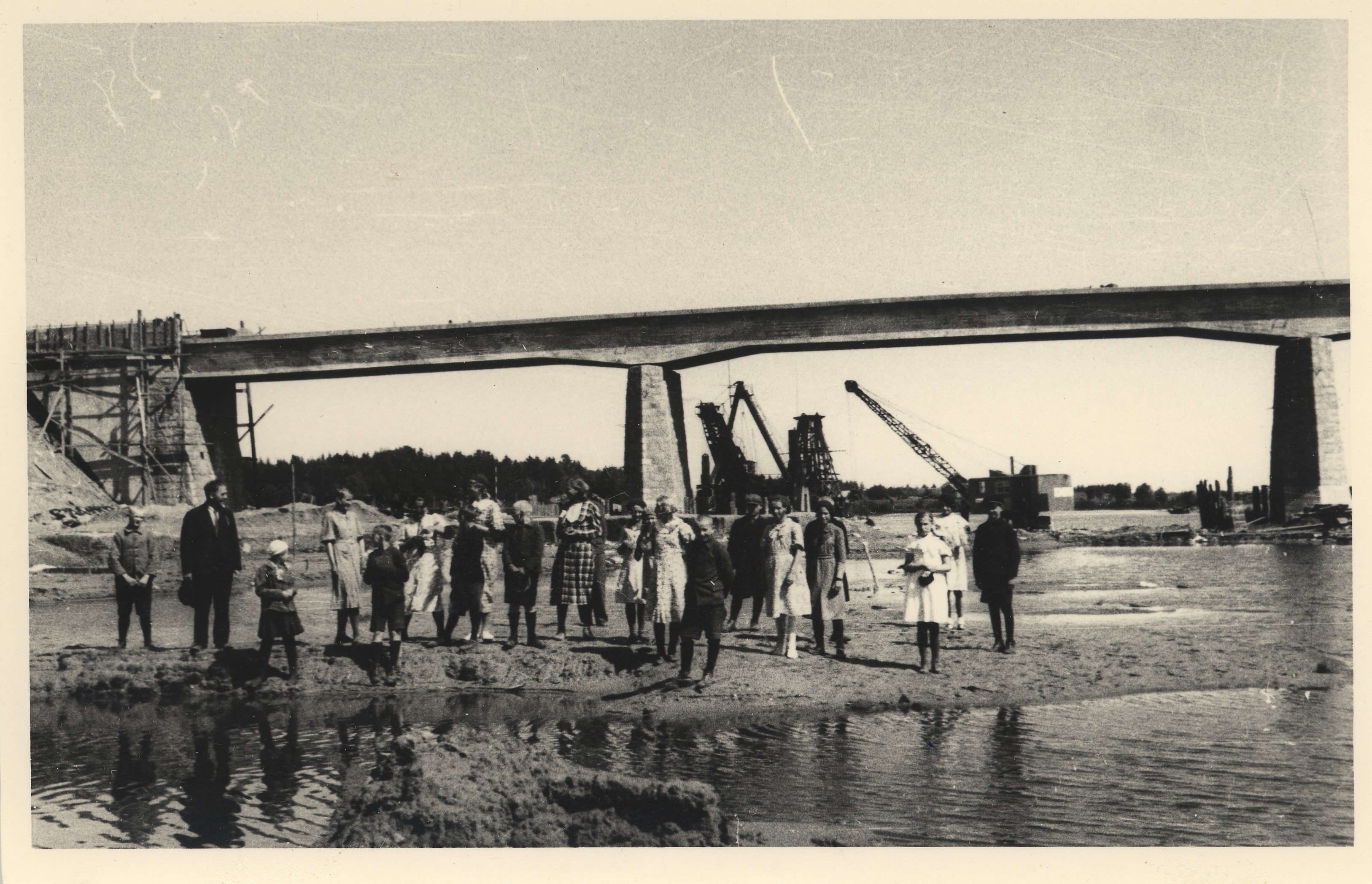 Construction of the Luunja Bridge