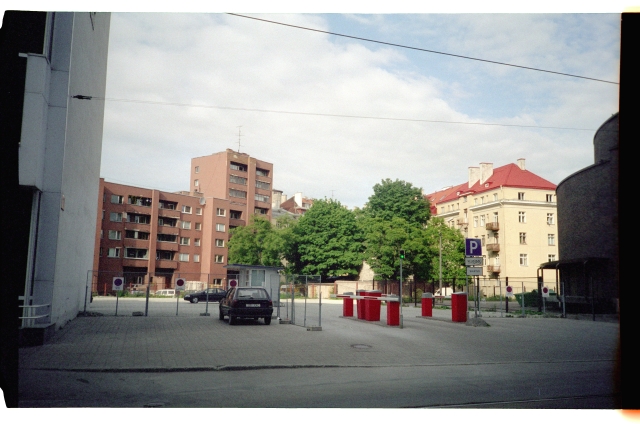 Vaade Tallinnas Tartu maanteel asuvasse hoovi