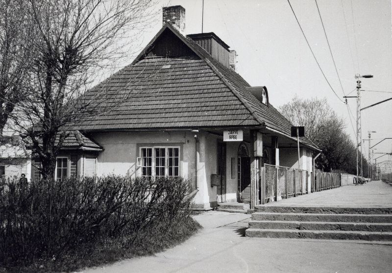 Järve raudteejaam Tallinnas. Arh. Karl Burman