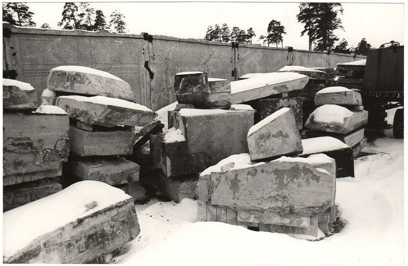 Keila lahingu monument lahti monteerituna Harju KEK-i territooriumil