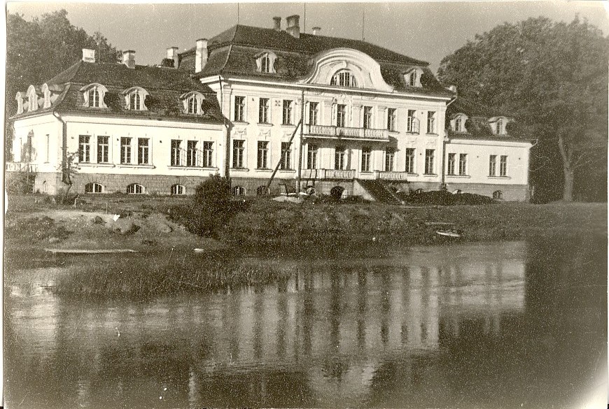 foto, Laupa kool (mõisahoone) 1965.a.