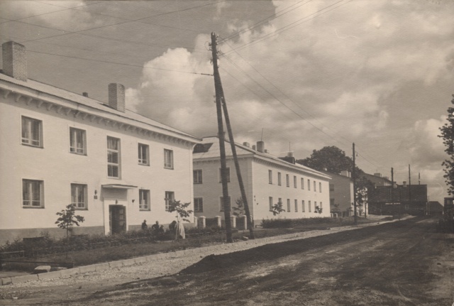 foto, uued elamud  Paides Vainu t. 1961.a.