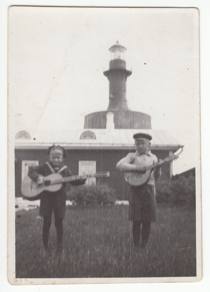 Erich Rätsep ja Hugo Kauküla Keri tuletorni juures