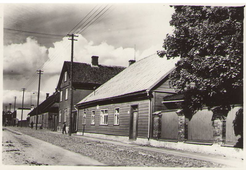 Foto.  Fr. R. Kreutzwaldi maja Võrus.