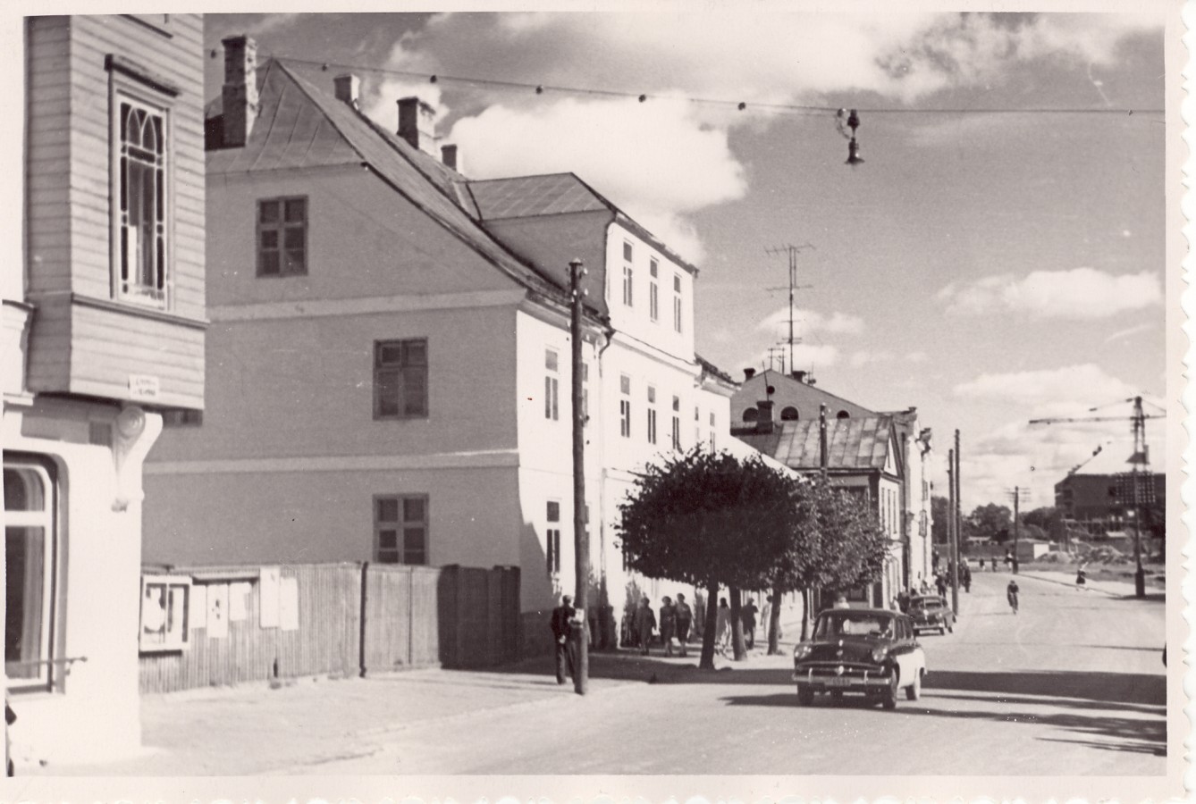 Valga, Vaade Lenini tänavale muusikakooli juurest