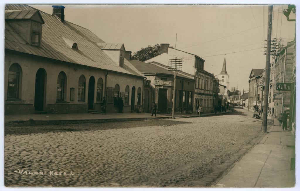 Valga. Kesk tänav