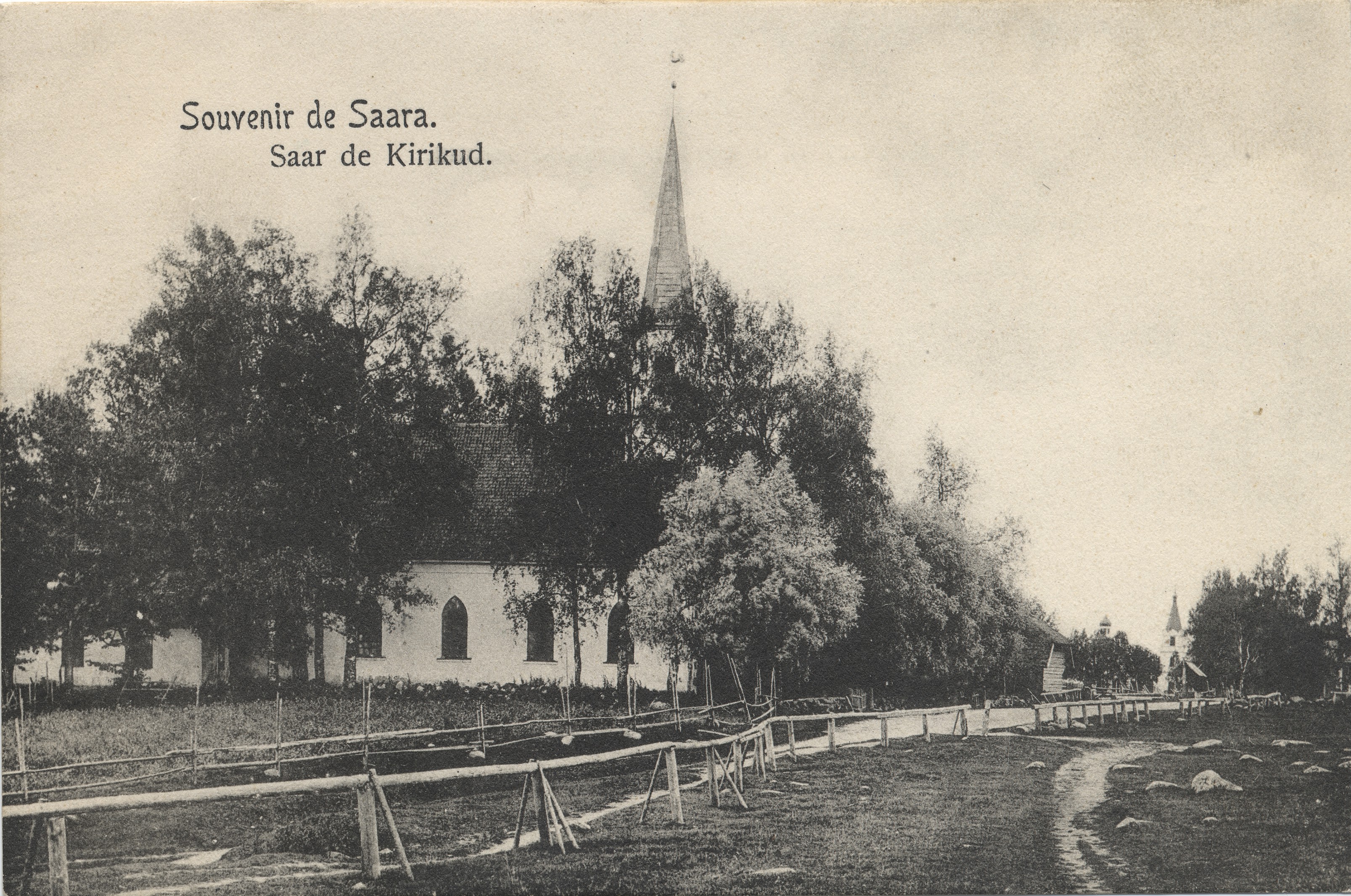 Souvenir de Saara : Saarde churches