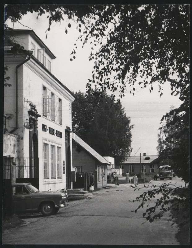 foto, Halliste khk, Abja, peatänav, 1964, foto A. Kiisla