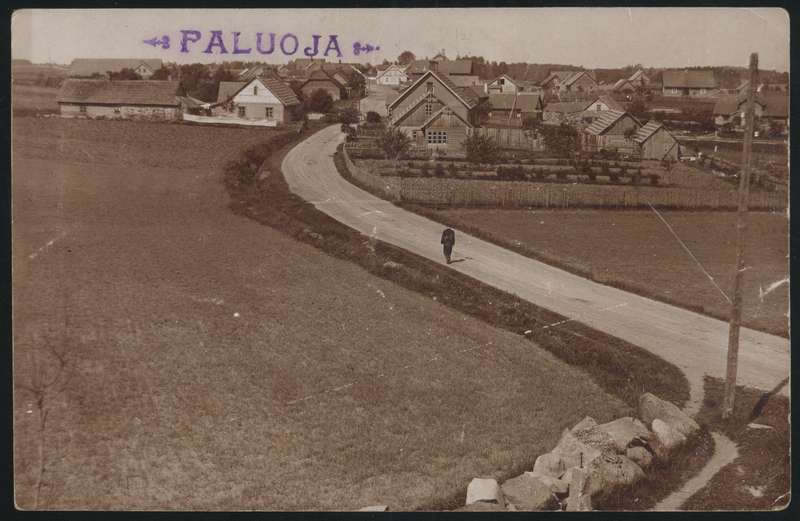fotopostkaart, Halliste khk, Abja, peatänav, u 1910