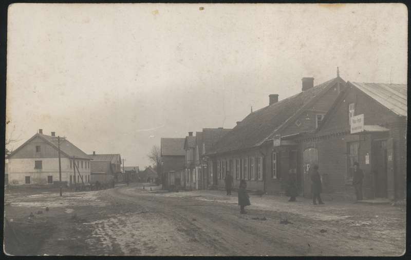 fotopostkaart, Halliste khk, Abja-Paluoja, Pärnu tee, u 1925