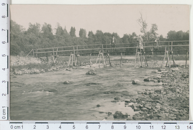 Jalakäijate sild Purtse jõel 1913