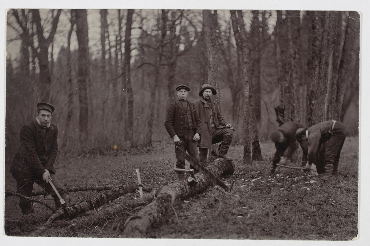 Tõstamaa mõisa metsaraiujad 1912