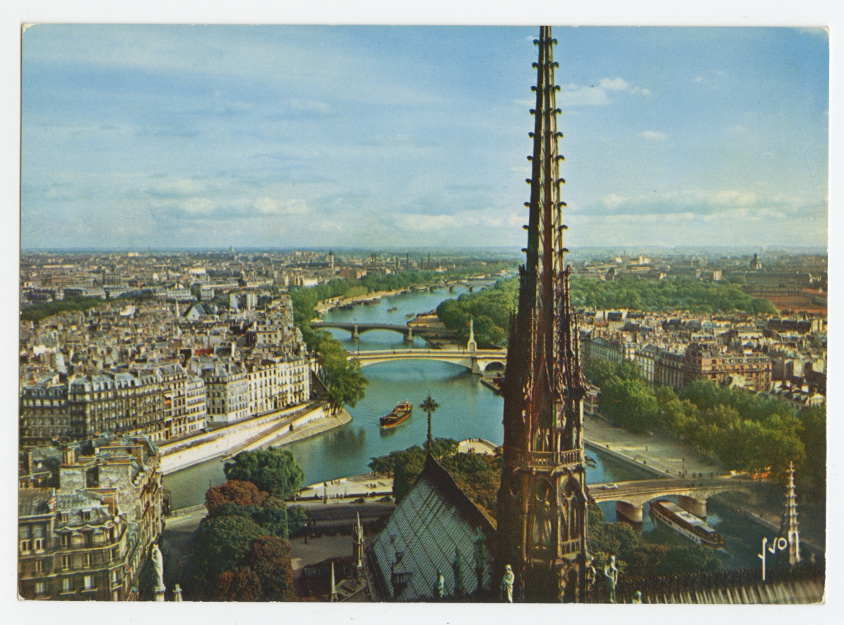 Pariis, Vaade Seine'i jõele ja Notre Dame'i tornile