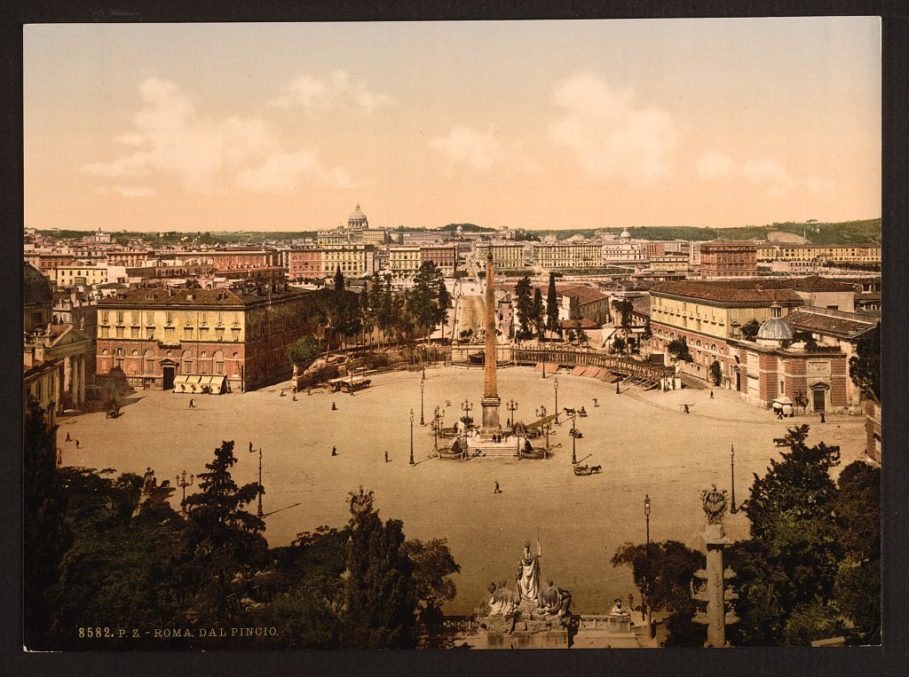 [panorama from the Pincian, Rome, Italy] (Loc)
