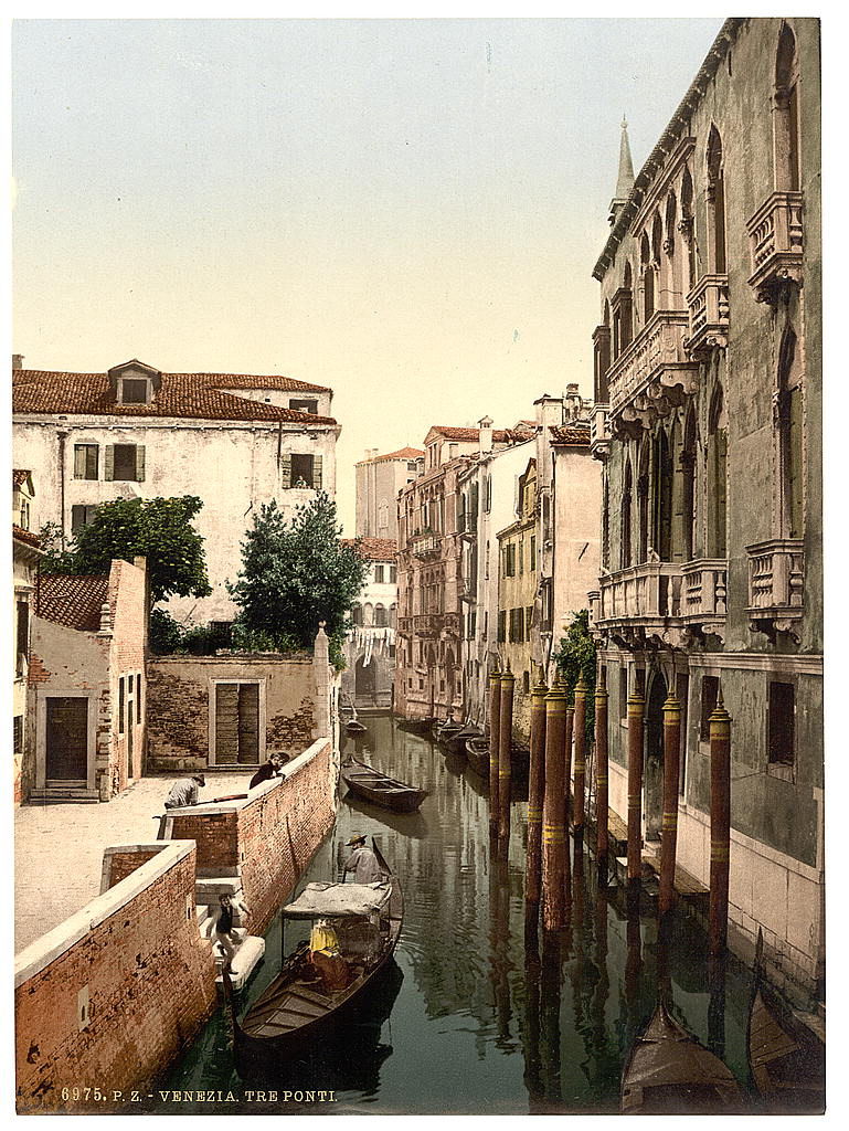 [three Bridges, Venice, Italy] (Loc)