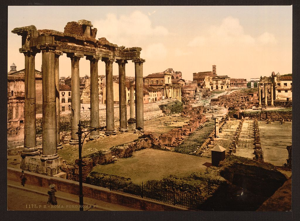 [view of the Forum, Rome, Italy] (Loc)