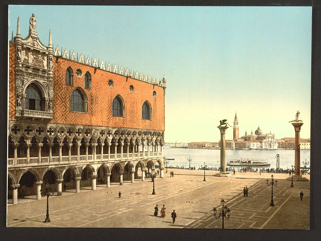 [the Doges' Palace and the Piazzetta, Venice, Italy] (Loc)