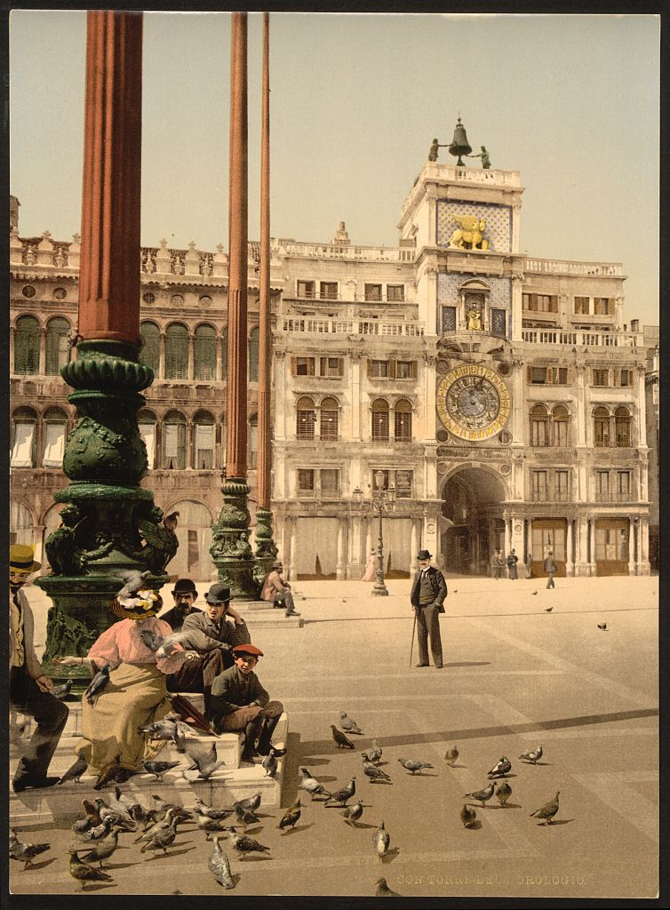 [st. Mark's Place and Clock, Venice, Italy] (Loc)