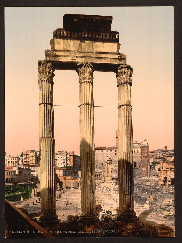 [ruins of Temple of Castor and Pollux, Rome, Italy] (Loc)