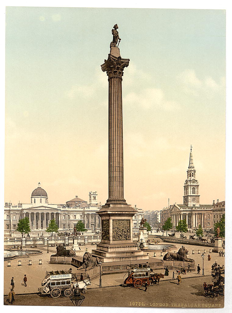 [trafalgar Square and National Gallery, London, England] (Loc)