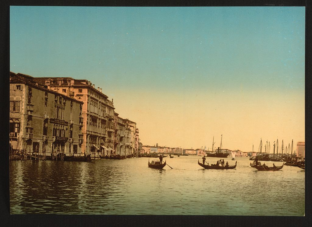 [entrance to Grand Canal, Venice, Italy] (Loc)