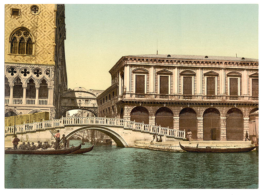 [the Bridge of Sighs, Venice, Italy] (Loc)