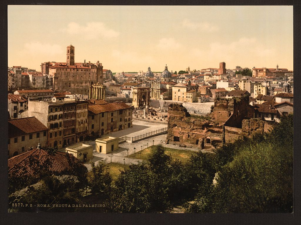 [a panorama from the Palatine, Rome, Italy] (Loc)