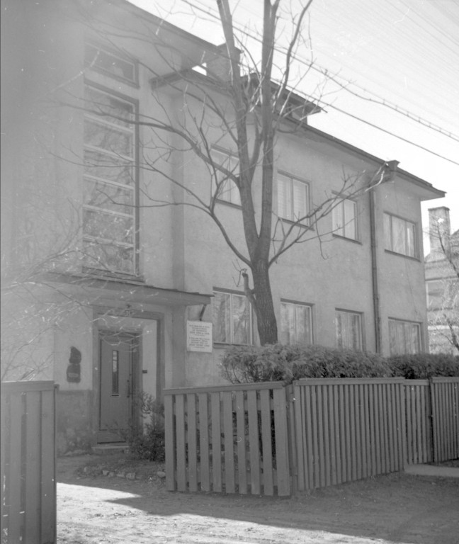 The house where Juhan Simm Tartu county lived in Tartu city Riga 36