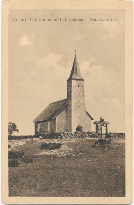 Foto. Osmussaare kirik.