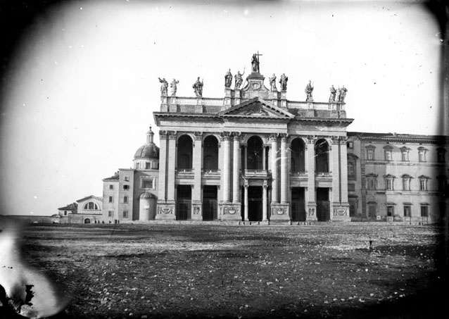 Vue générale de l'archibasilique Saint-Jean de Latran, Rome