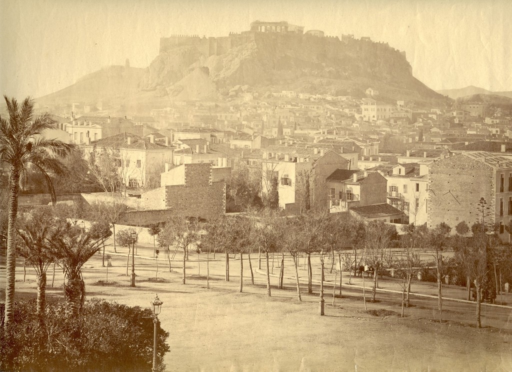 foto, Ateena panoraam 1866.a.