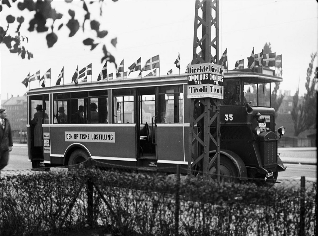 Bus in Copenhagen in 1932