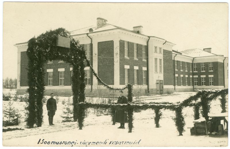 Foto. I soomusrongide rügemendi kasarmud. 1926