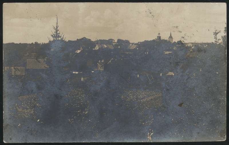 fotopostkaart, Viljandi, linn, Liiva tn piirkond, u 1907