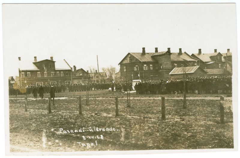 Paraadi ülevaade Tapal, 02.12.1928