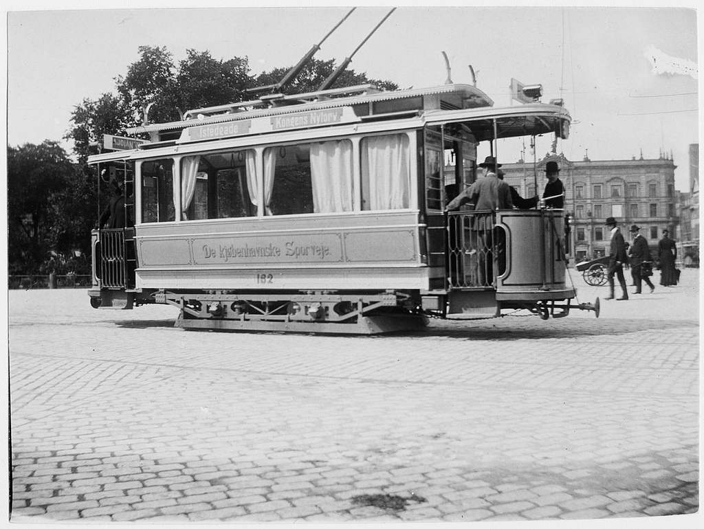 Tram in Copenhagen in 1902