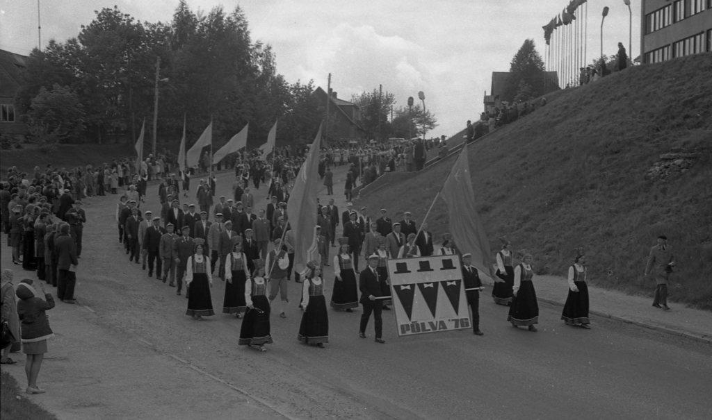 Laulupidu Põlvas 1976. a.