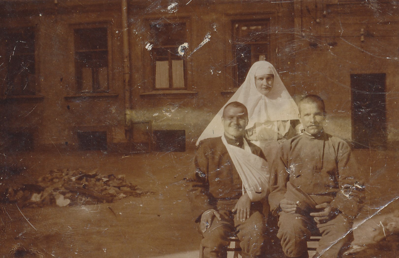 Foto. Senta Jürgenson halastajaõena Petrogradis Püha Peetri laatsaretis I maailmasõja ajal 1914-1918.aastail.