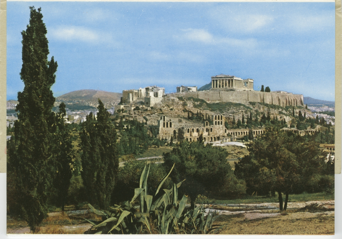Kreeka. Ateena, vaade Akropolile