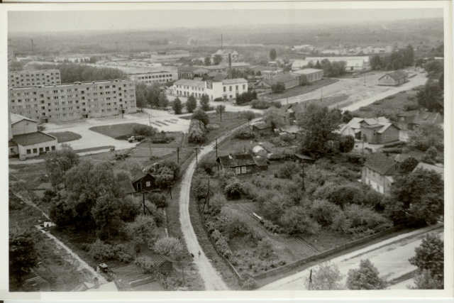 foto vaade Paide linnale veetorni katuselt 1977